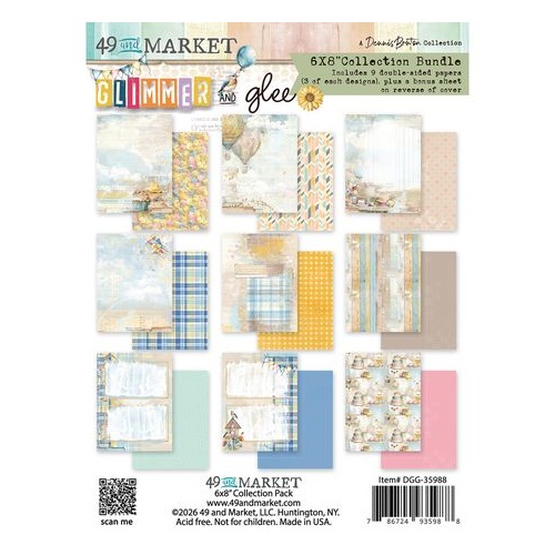 49 and Market Glimmer and Glee - 6x8" Collection Pack