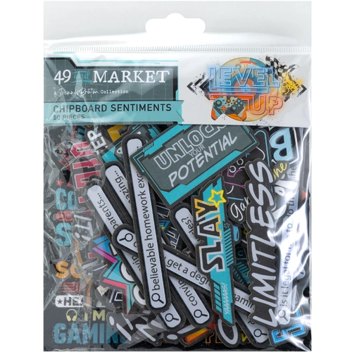 49 and Market Level Up - Chipboard Set 