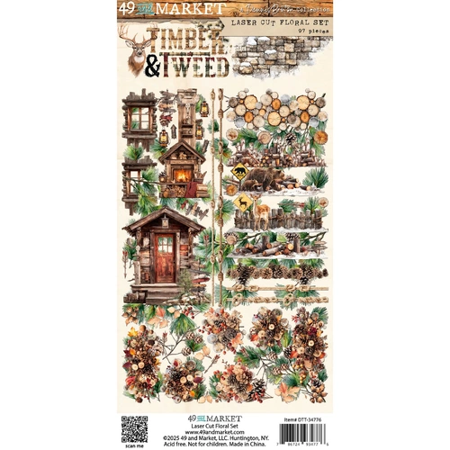 49 and Market Timber and Tweed - Floral Laser Cut Outs