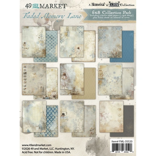 49 and Market Faded Memory Lane - Collection Pack 6"x8" 