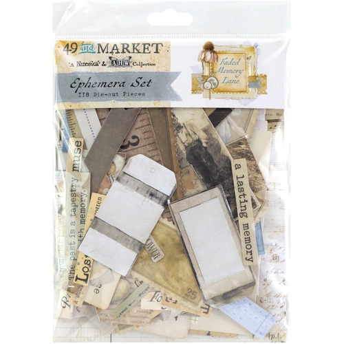 49 and Market Faded Memory Lane - Ephemera Set 