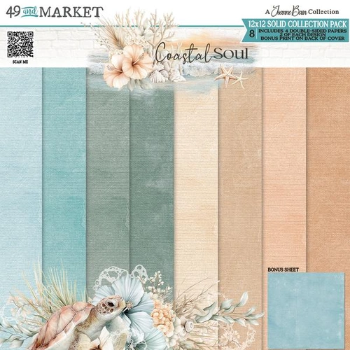 49 and Market Coastal Soul - 12 x12 Solids Collection Pack