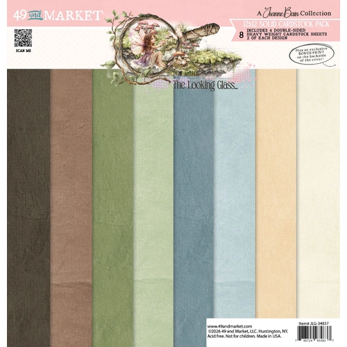 49 and Market The Looking Glass - 12x12" Solids Collection Pack