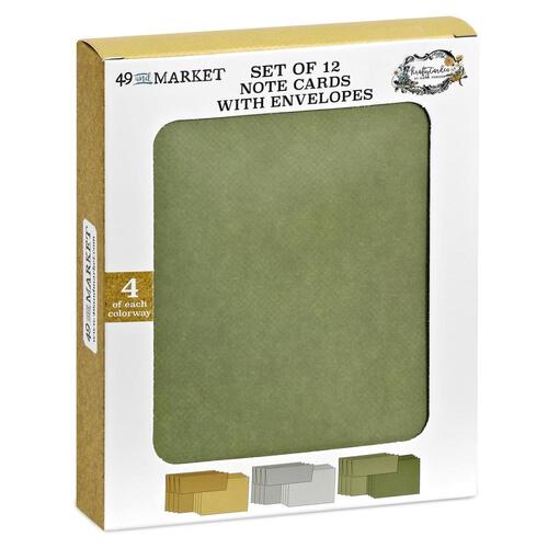 49 and Market Krafty Garden Set of 12 Note Cards with Envelopes
