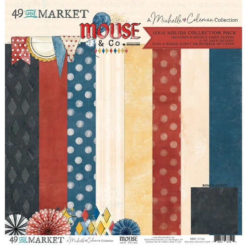 49 and Market Mouse & Co. - 12 x12 Solids Collection Pack