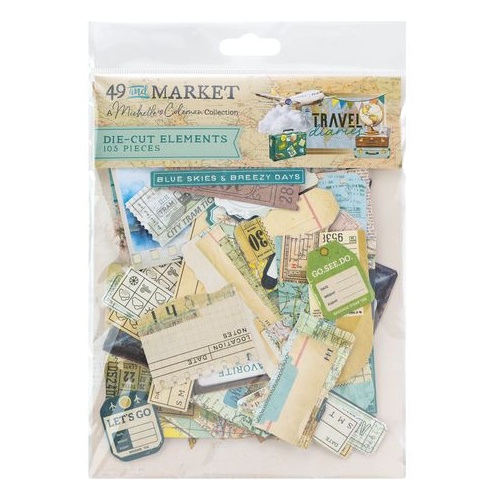 49 and Market Travel Diaries - Die-cut Elements