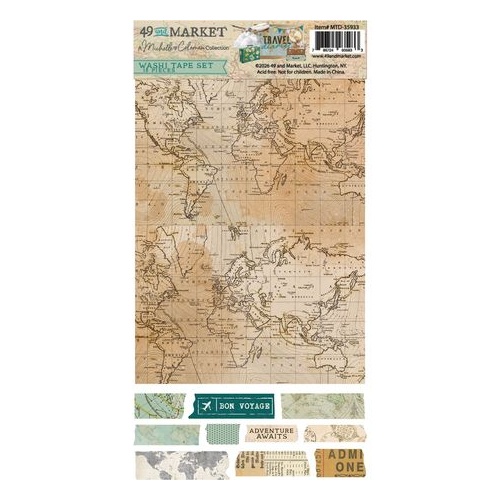 49 and Market Travel Diaries - Washi Tape Sheets