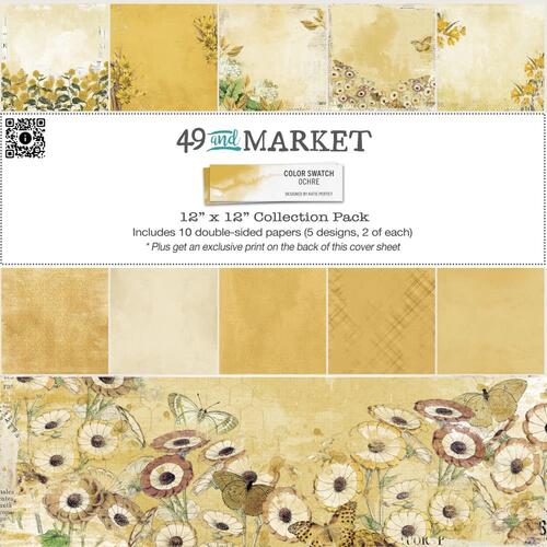 49 and Market Color Swatch : Ochre 12x12" Collection Pack