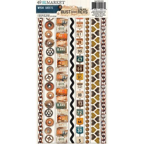 49 and Market Rust and Revs - Washi Sheets