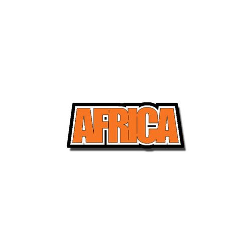 Scrapbook Customs Word Die Cut Africa 