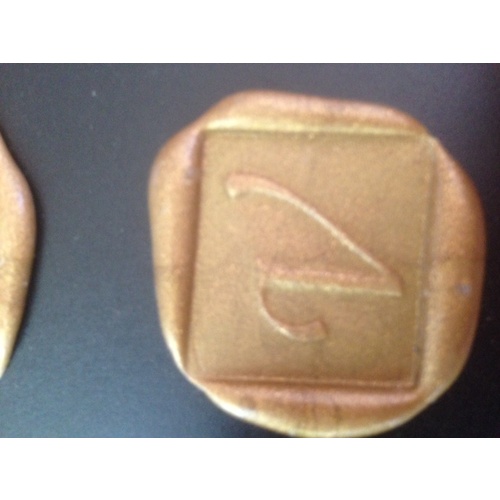 Wax Seal "V" approx 2cm