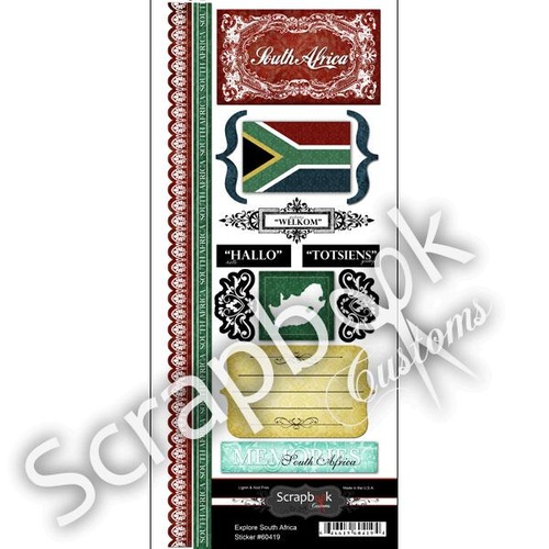 South Africa Explore Sticker
