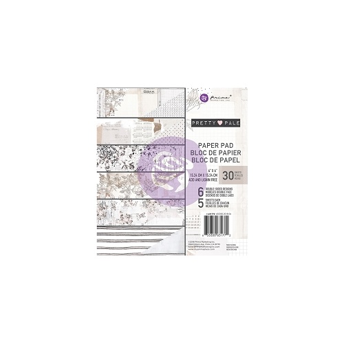 Prima Pretty Pale 6x6" Paper Pad