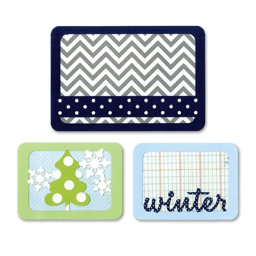 Sizzix Thinlits Die Winter 3pc Life Made Simple