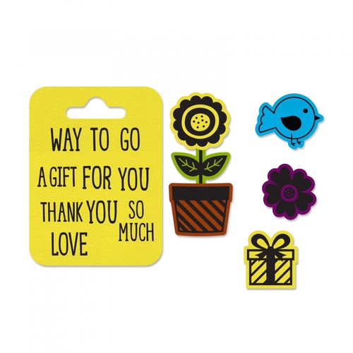 Sizzix Framelits Die & Stamp Set A Gift For You