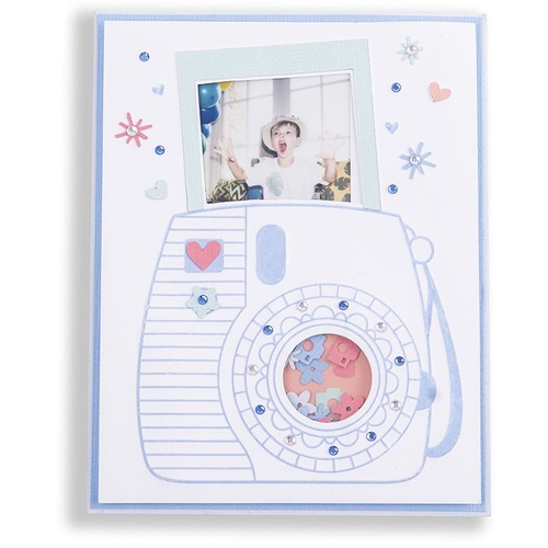 Sizzix Impresslits Embossing Folder Instant Camera