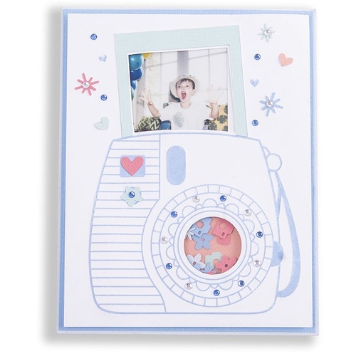 Sizzix Impresslits Embossing Folder Instant Camera