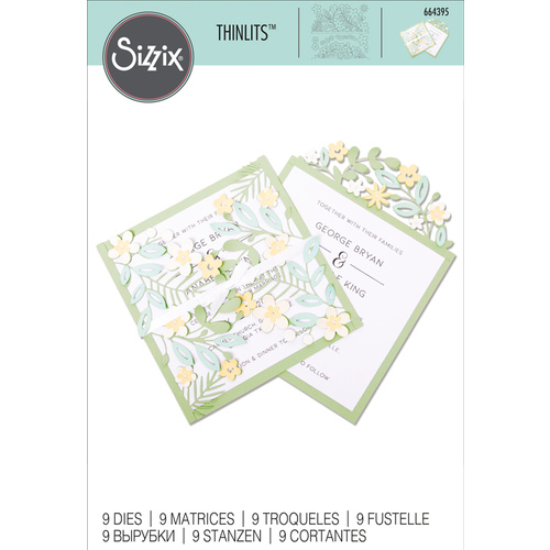 Sizzix Thinlits Die Floral Edges #2