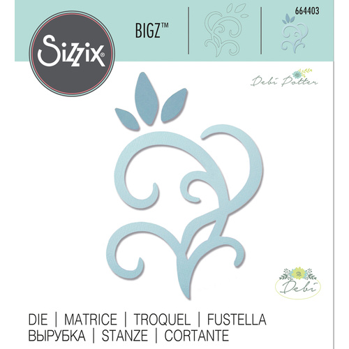 Sizzix Bigz Die Leaves & Swirls