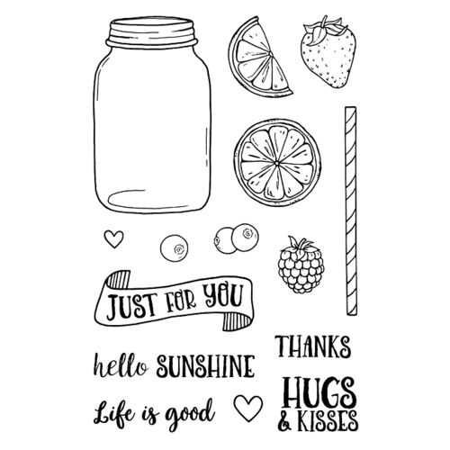Jane's Doodles Clear Stamp Life is Good 