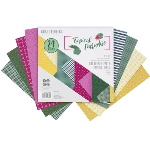 Craft Perfect Tropical Paradise 6" Paper Pad