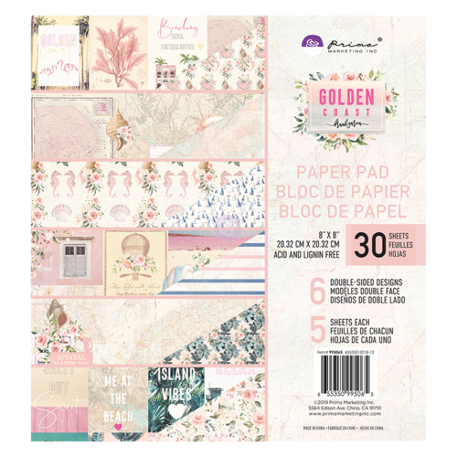 Prima Golden Coast 8" Paper Pad