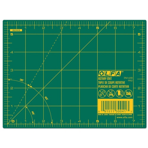 OLFA Gridded Cutting Mat 6"x8"