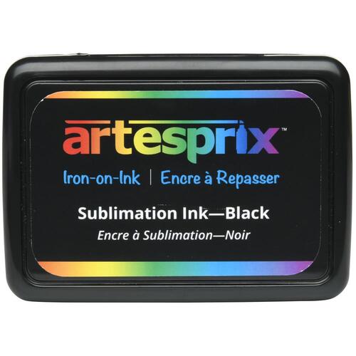 Artesprix Iron-on-Ink Black Sublimation Stamp Pad