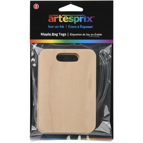 Artesprix Iron-On-Ink Maple Bag Tag