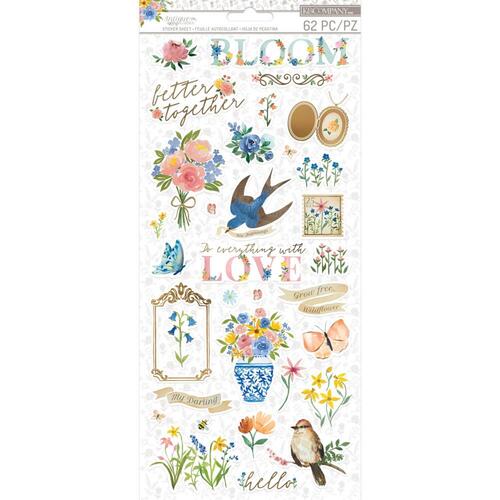 K&Company Antique Garden Sticker Sheet