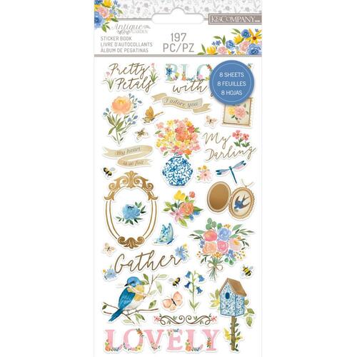 K&Company Antique Garden Sticker Book