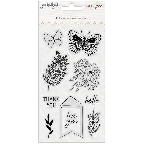 Jen Hadfield Live & Let Grow Stamps