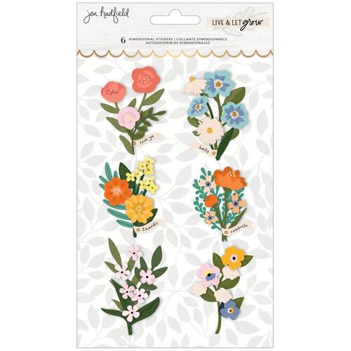 Jen Hadfield Live & Let Grow Layered Stickers