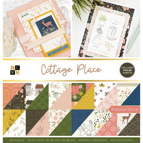 DCWV Cottage Place 12" Cardstock Stack