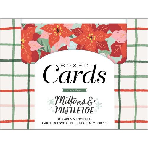 Crate Paper Mittens & Mistletoe A2 Cards with Envelopes