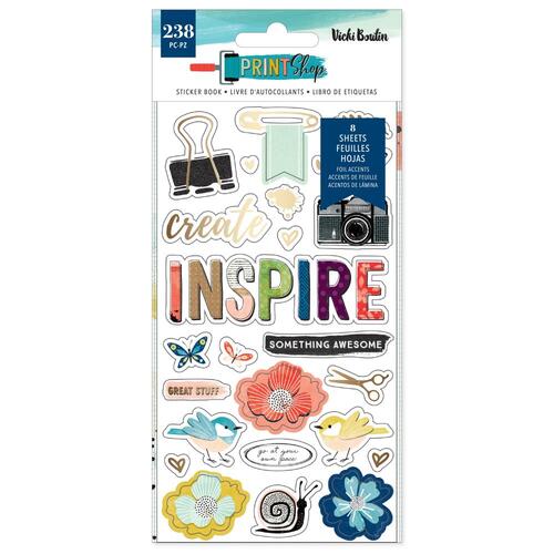 Vicki Boutin Print Shop Sticker Book