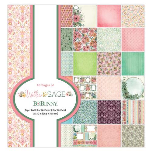 BoBunny Willow & Sage 12" Paper Pad