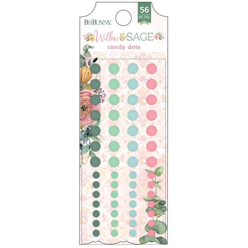 BoBunny Willow & Sage Enamel Dots