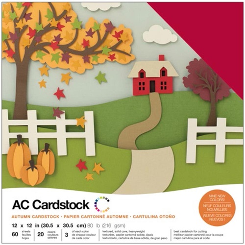 American Crafts 12x12" Cardstock Pack Autumn