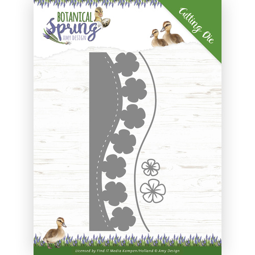 Find It Trading Botanical Spring Die Blossom Border