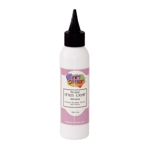 Art Institute Glitter Designer Dries Clear Adhesive - 4oz
