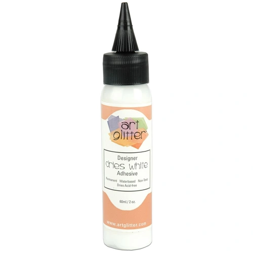 Art Institute Glitter Designer Dries White Adhesive - 2oz
