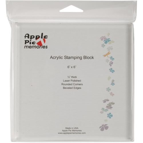 Apple Pie Memories Stamp Block