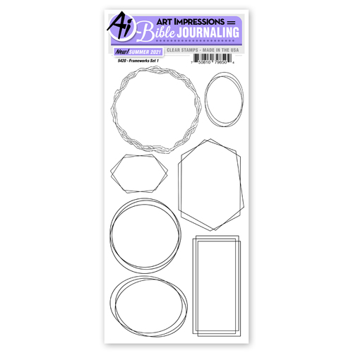 Art Impressions Frameworks #1 Stamp