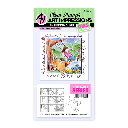 Art Impressions Swing Window Stamp & Die Set