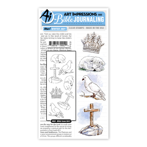 Art Impressions Bible Journaling Icons Stamp Set #2