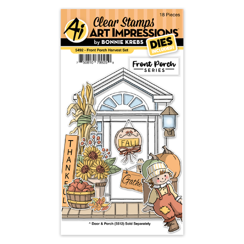 Art Impressions Harvest Front Porch Stamp & Die Set