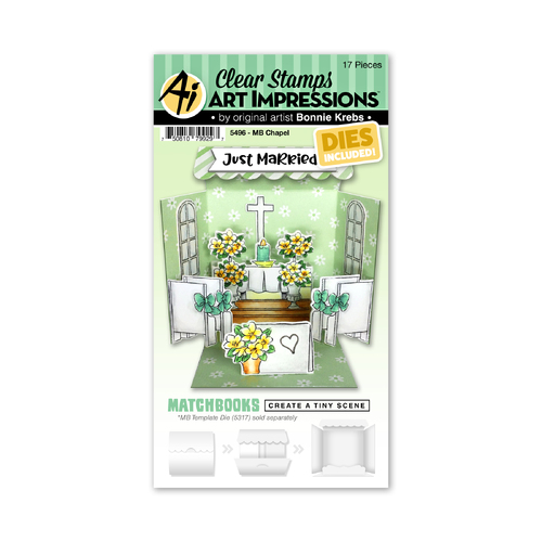 Art Impressions Chapel Matchbooks Stamp & Die Set