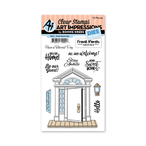 Art Impressions Door Front Porch Stamp & Die Set