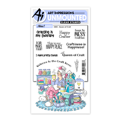 Art Impressions Queen of Craft Stamp & Die Set